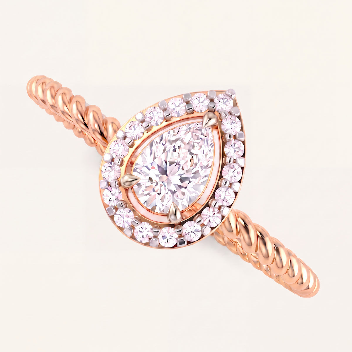 Harbour lab-grown diamond ring, view 8