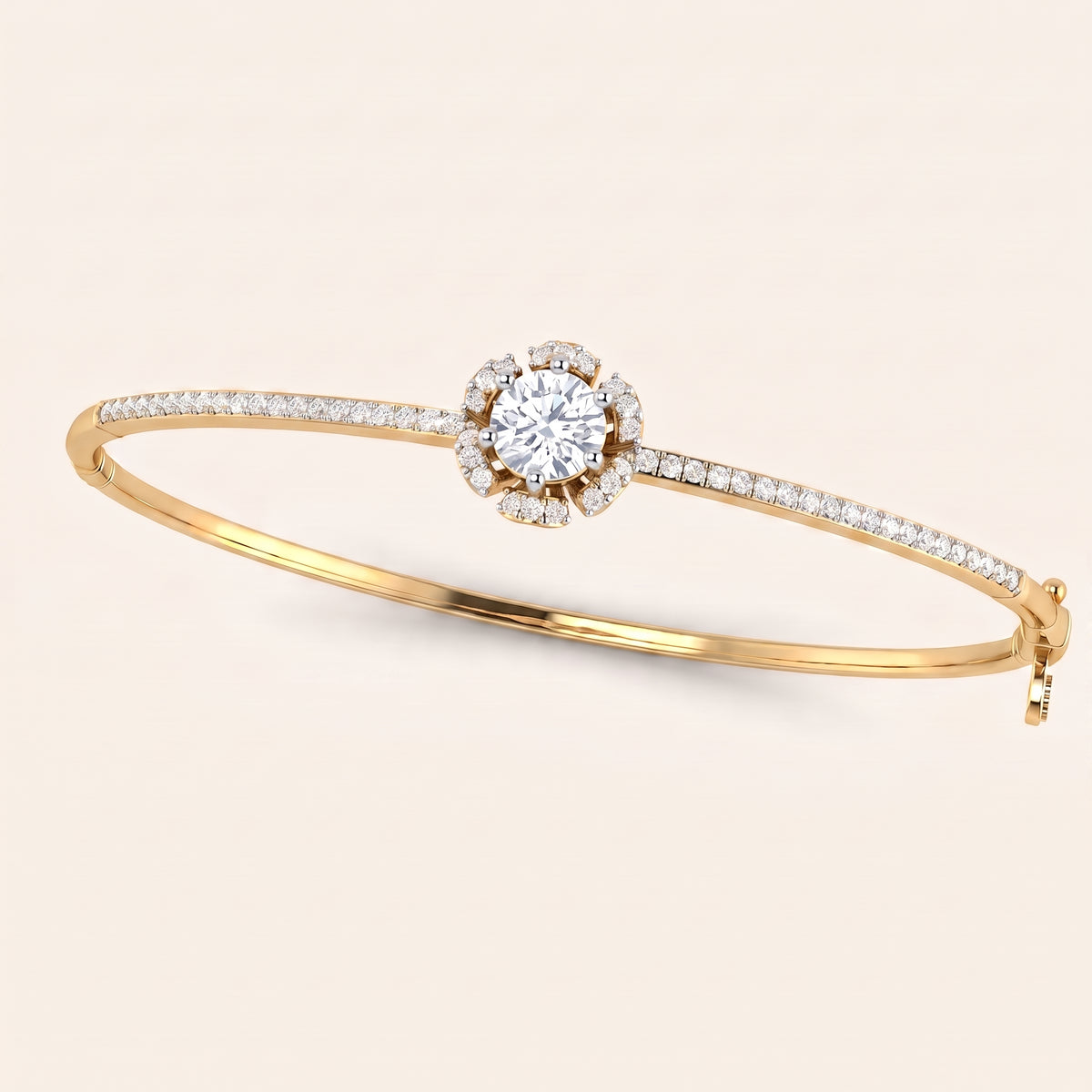 Marigold lab-grown diamond bracelet, view 3