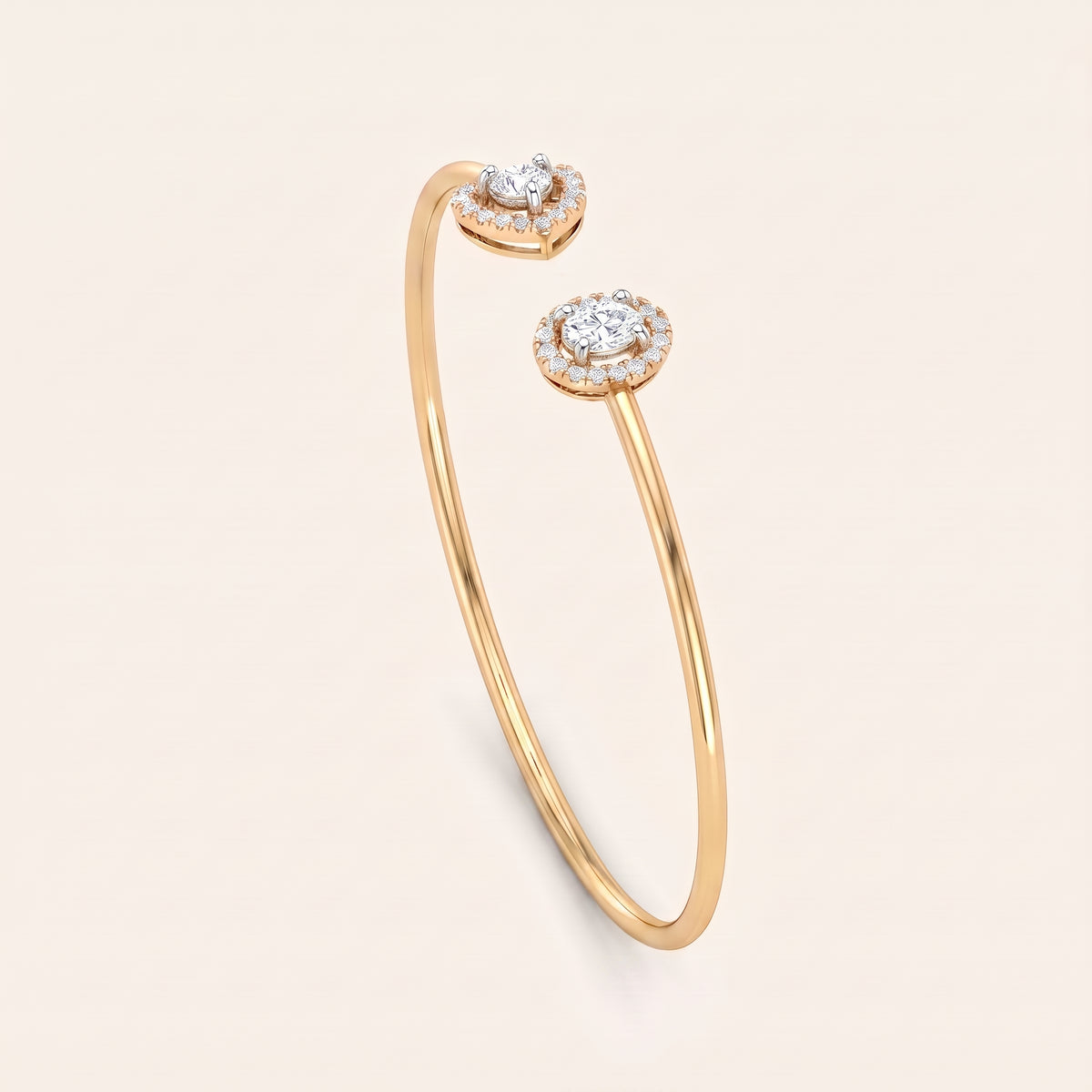 Bliss lab-grown diamond bracelet, view 5