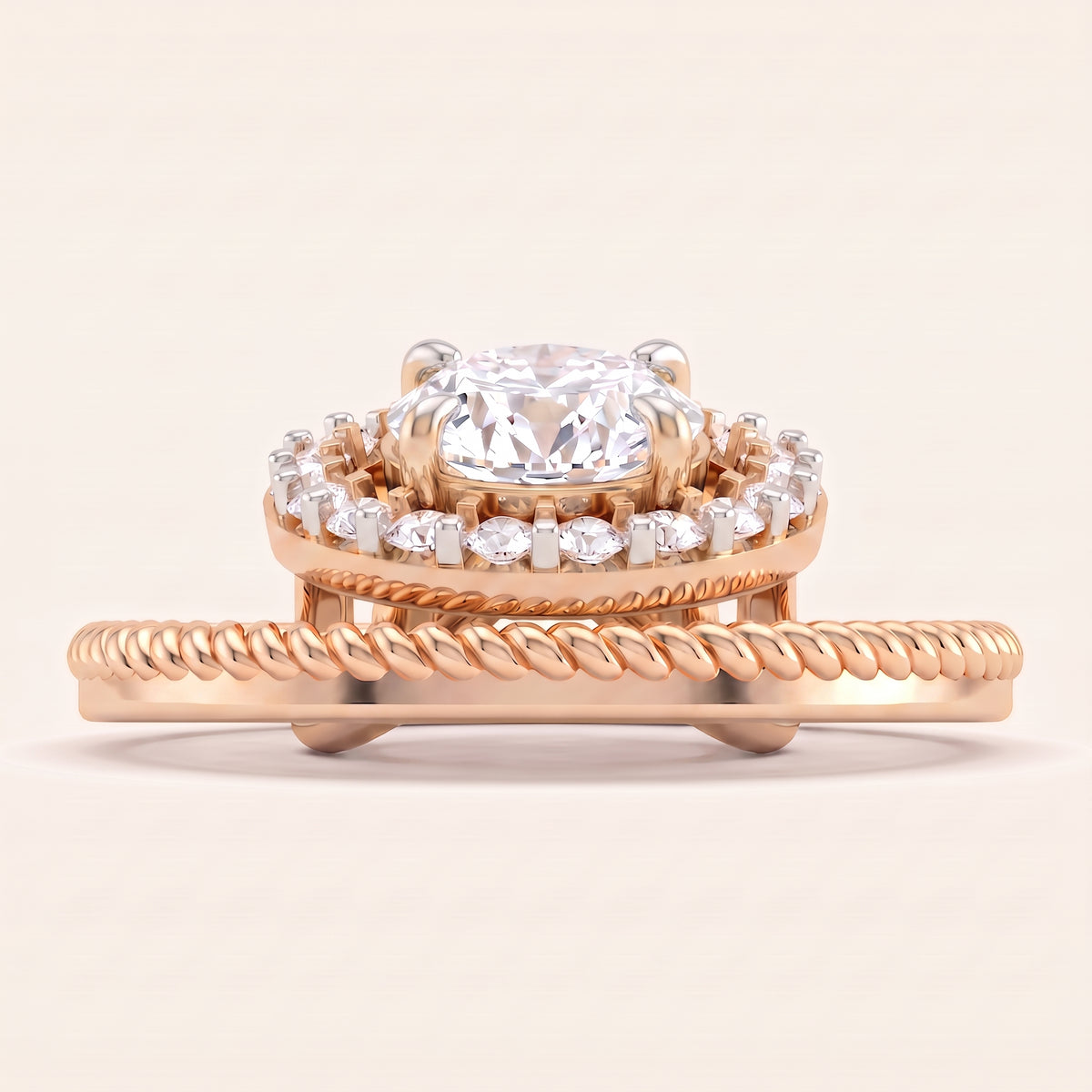 Marina lab-grown diamond pendant, view 8