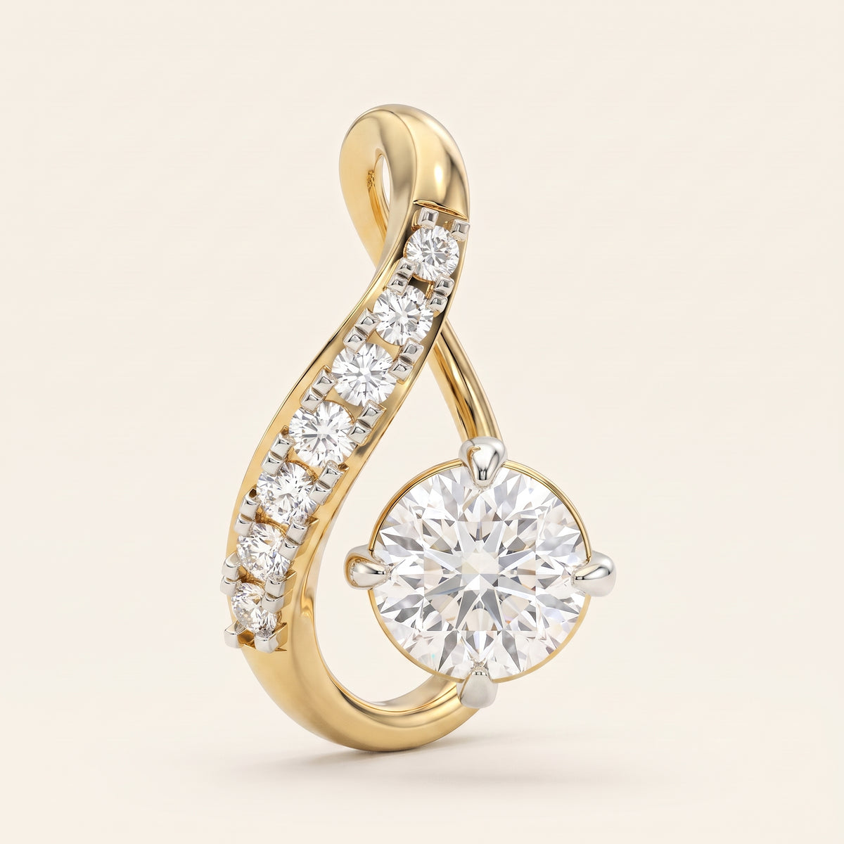 Perpetua lab-grown diamond pendant