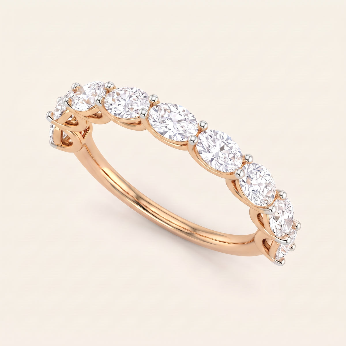 Strand lab-grown diamond ring, view 7