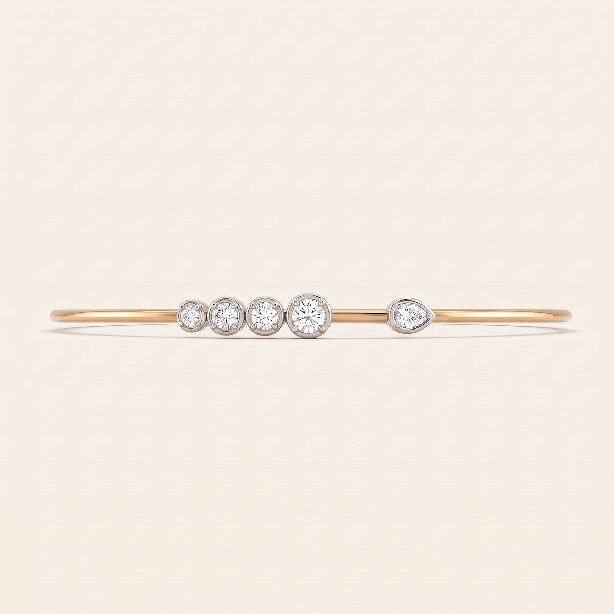 Meteor lab-grown diamond bracelet, view 6