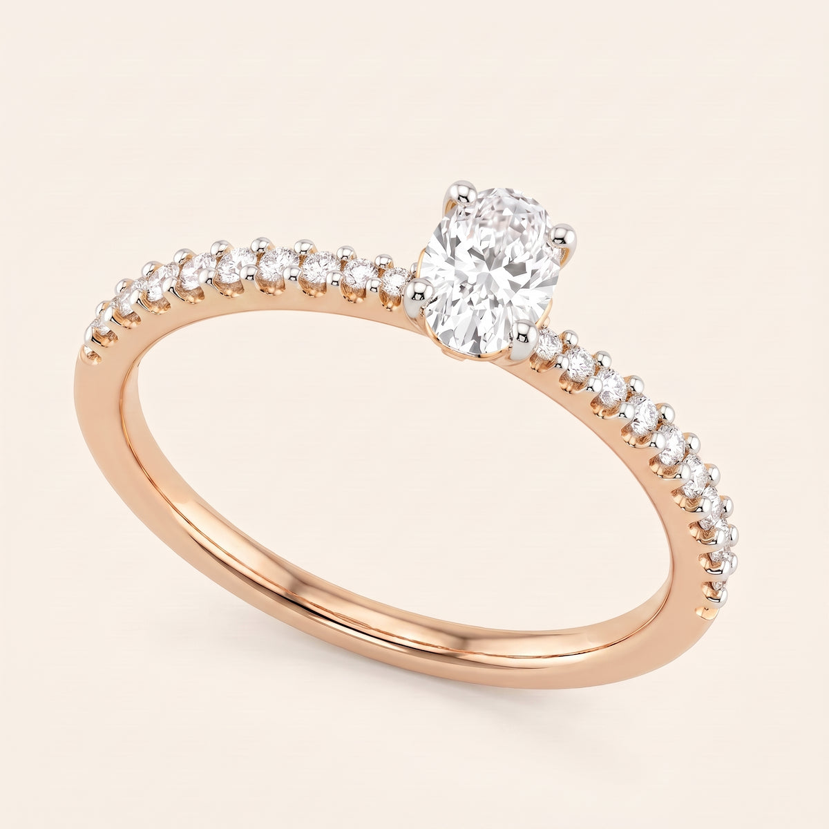 Aria lab-grown diamond ring, view 6