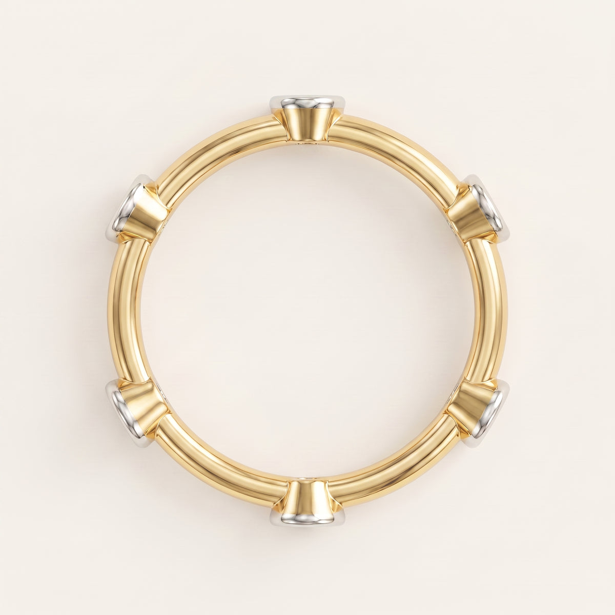 Dotty lab-grown diamond ring, view 3