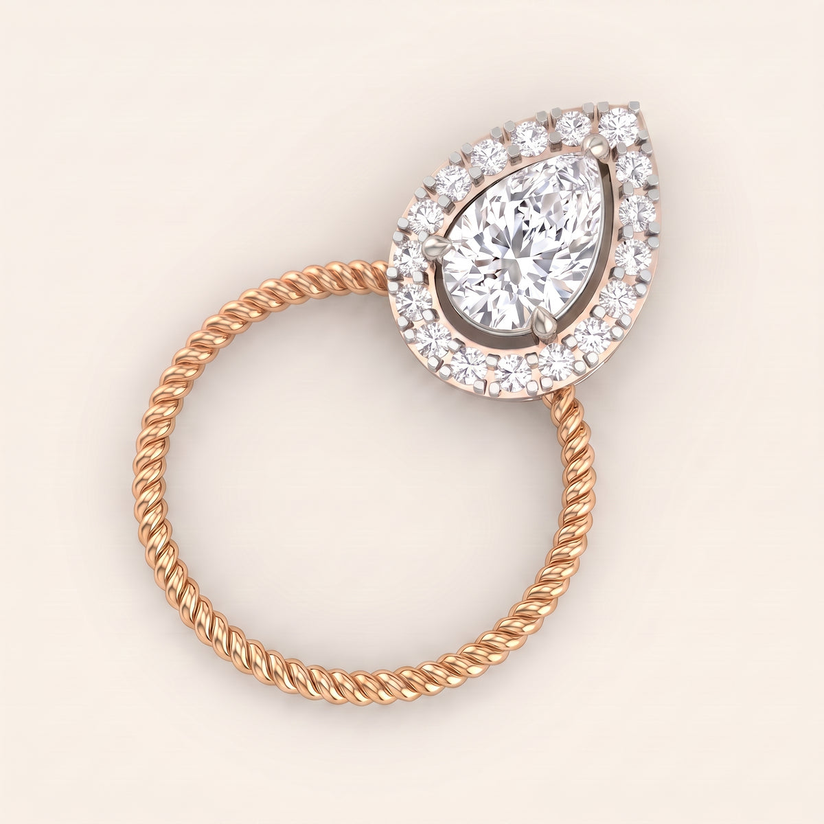Harbour lab-grown diamond pendant, view 7