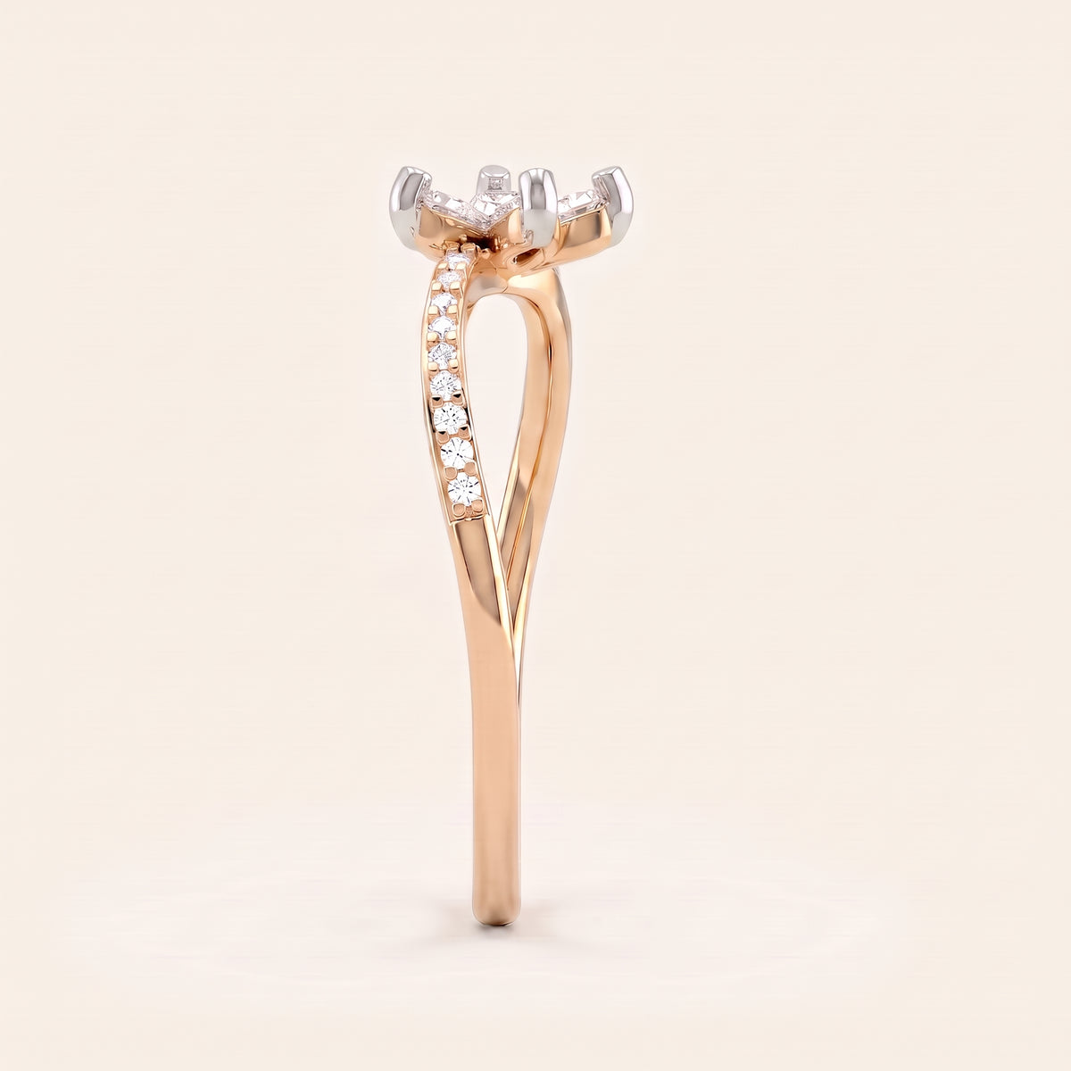Jasmine lab-grown diamond ring, view 6
