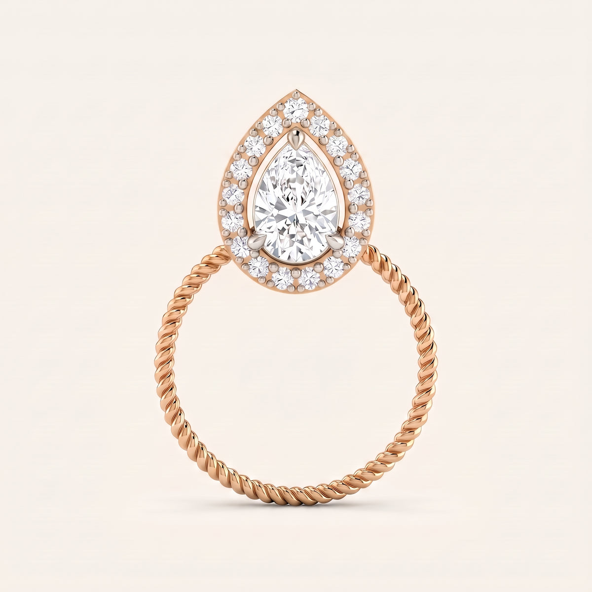Harbour lab-grown diamond pendant, view 8