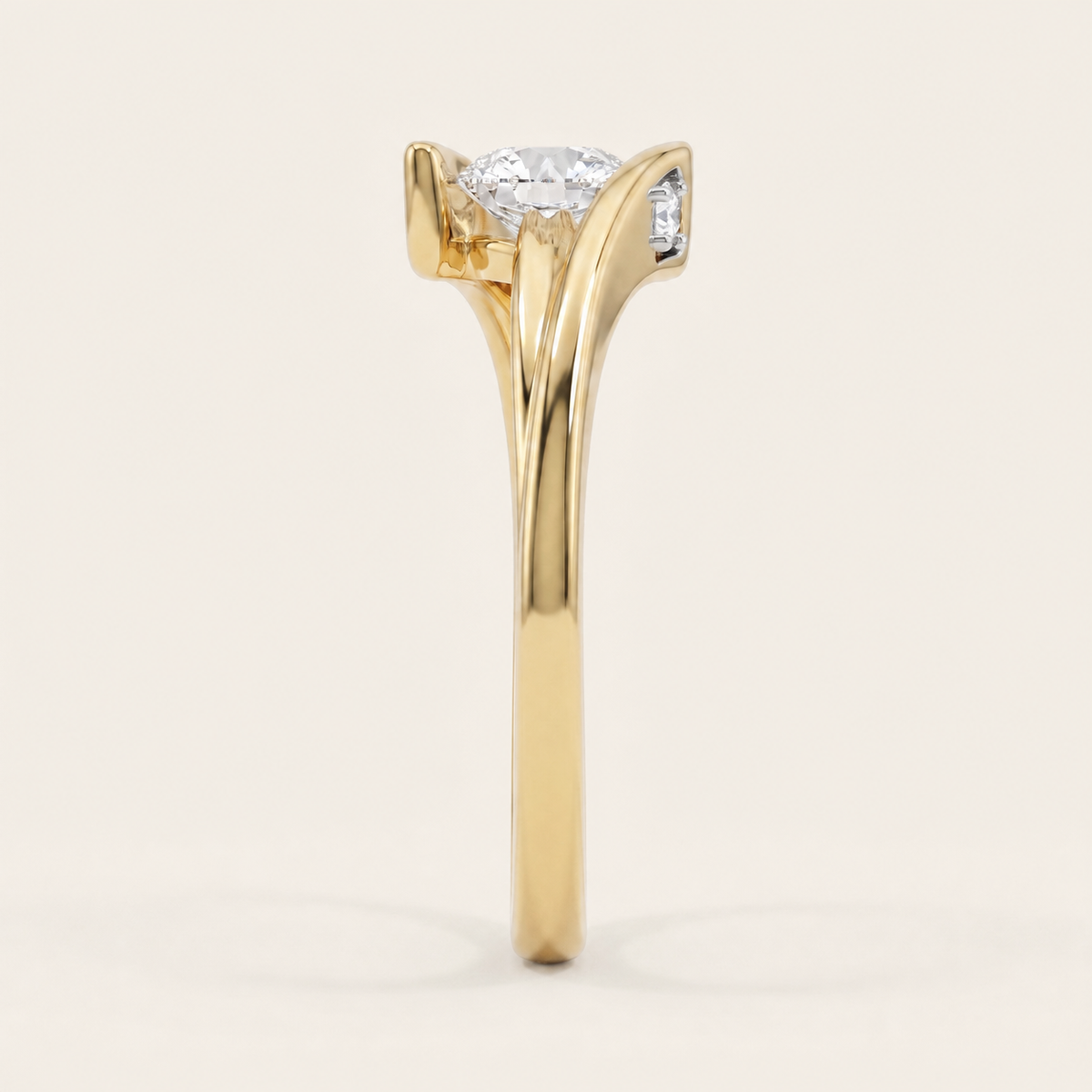 Embrace lab-grown diamond ring, view 2