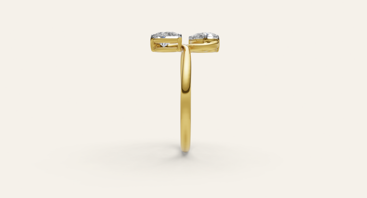Muse lab-grown diamond ring, view 5