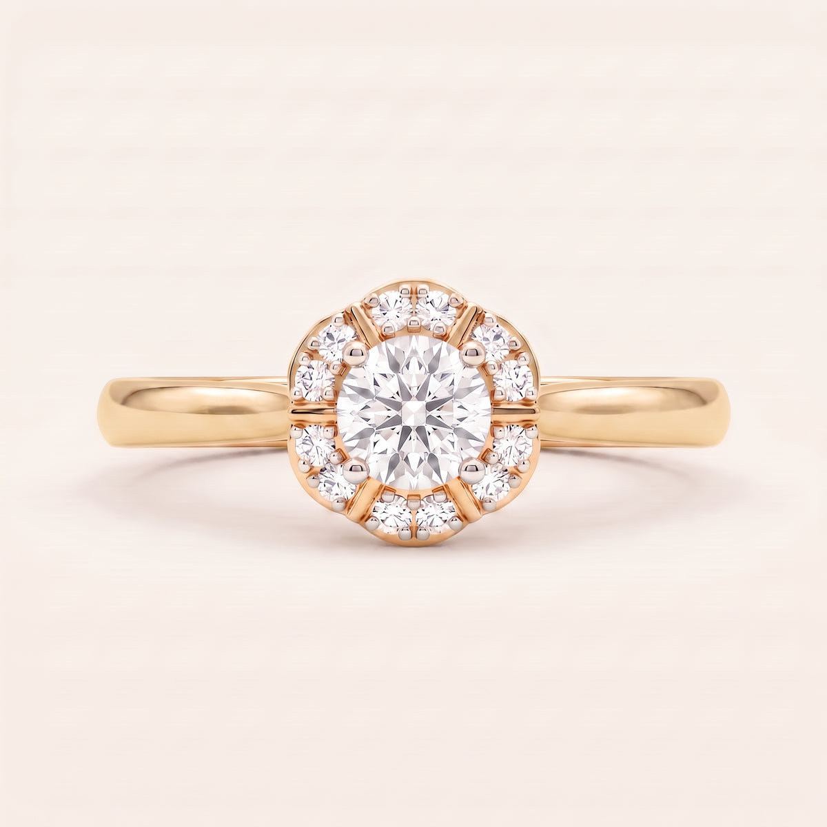 Amour lab-grown diamond ring, view 7