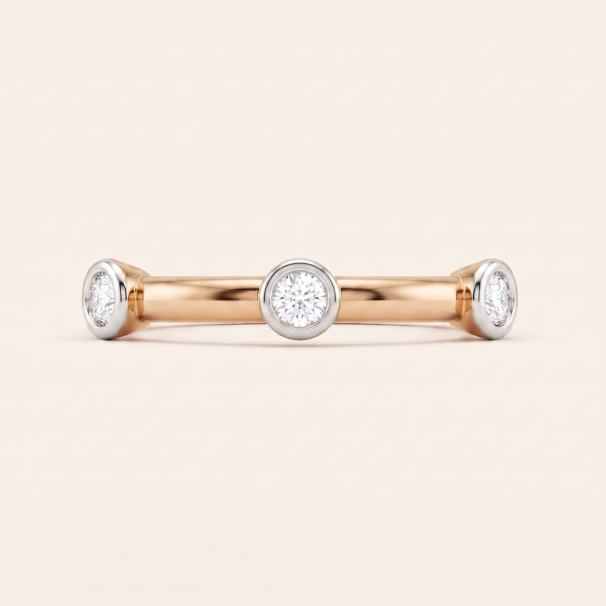 Dotty lab-grown diamond ring, view 6
