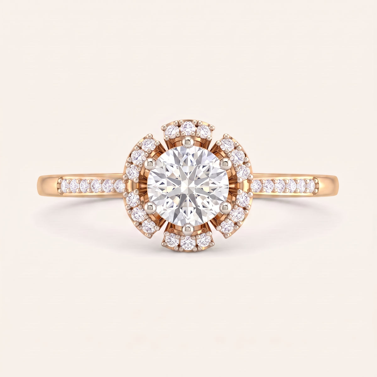 Marigold lab-grown diamond ring, view 7