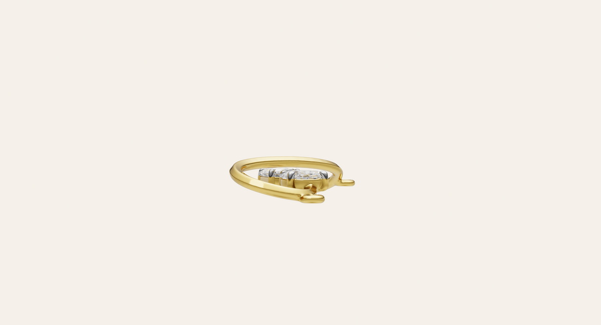 Infinita lab-grown diamond pendant, view 5