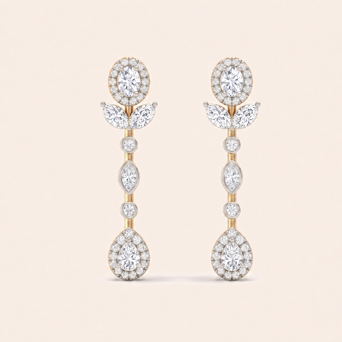Chandelle lab-grown diamond earrings