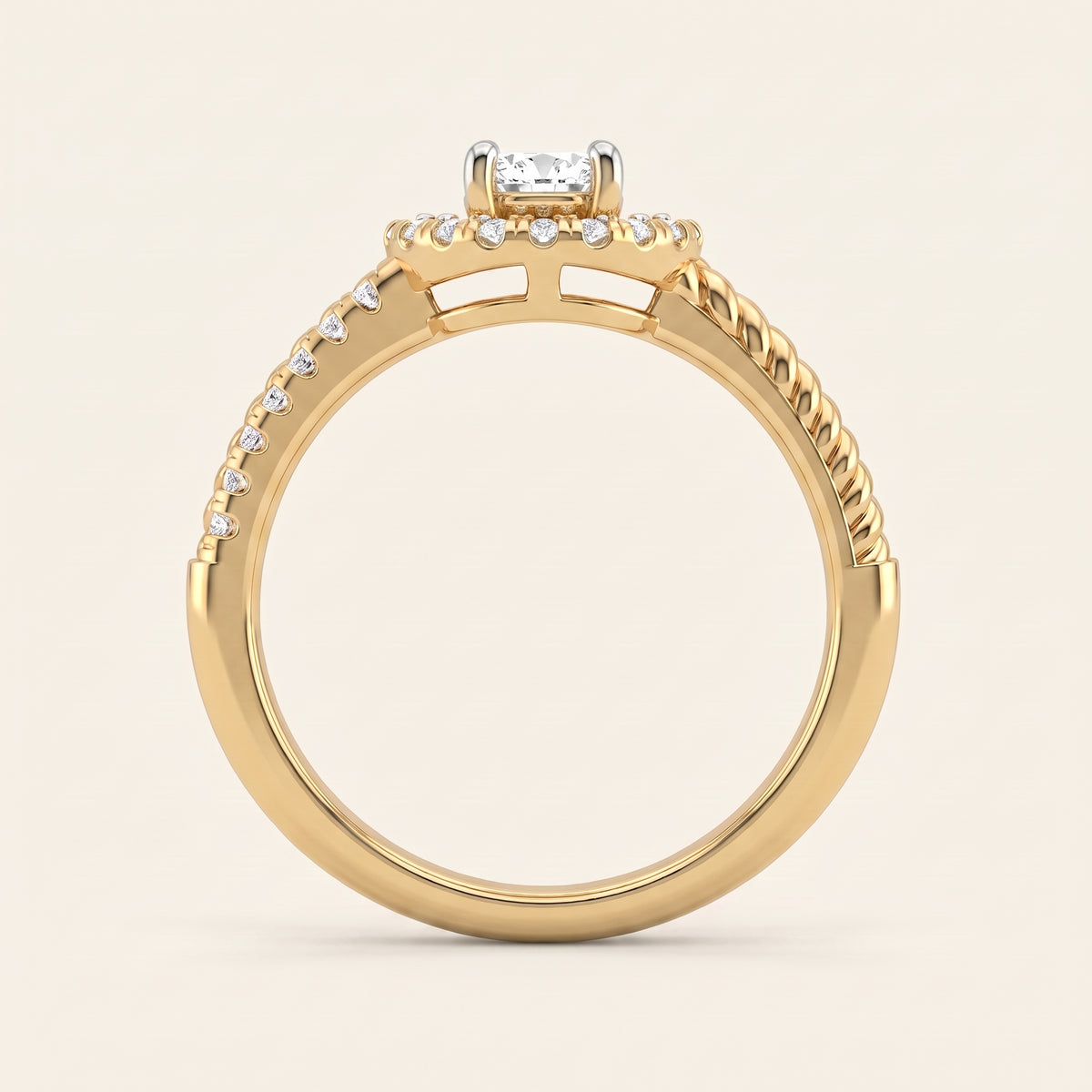 Belle lab-grown diamond ring