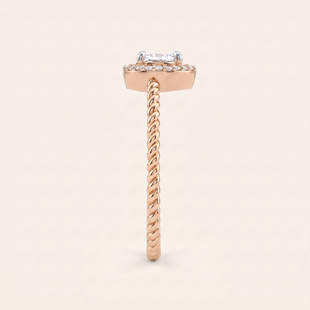 Harbour lab-grown diamond ring, view 5