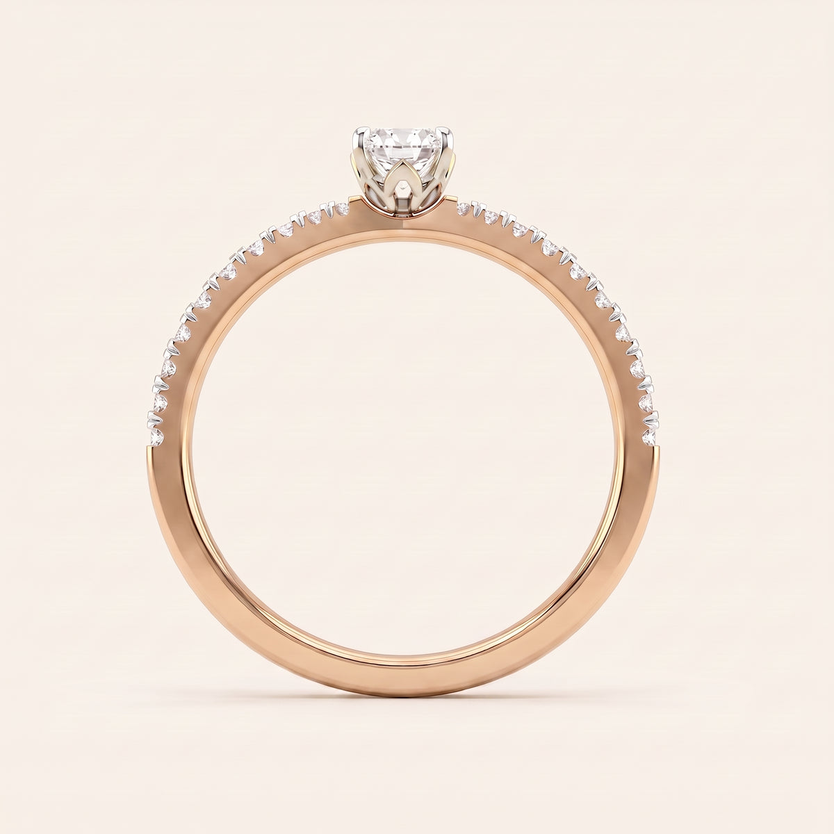 Aria lab-grown diamond ring, view 5