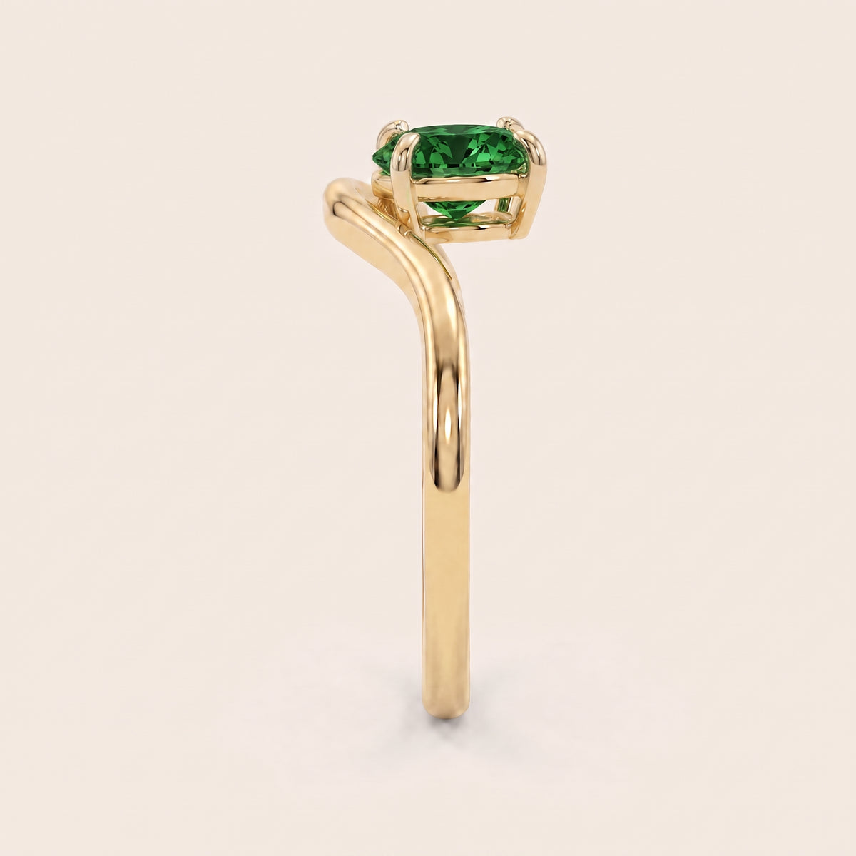 Serenade lab-grown diamond ring, view 4