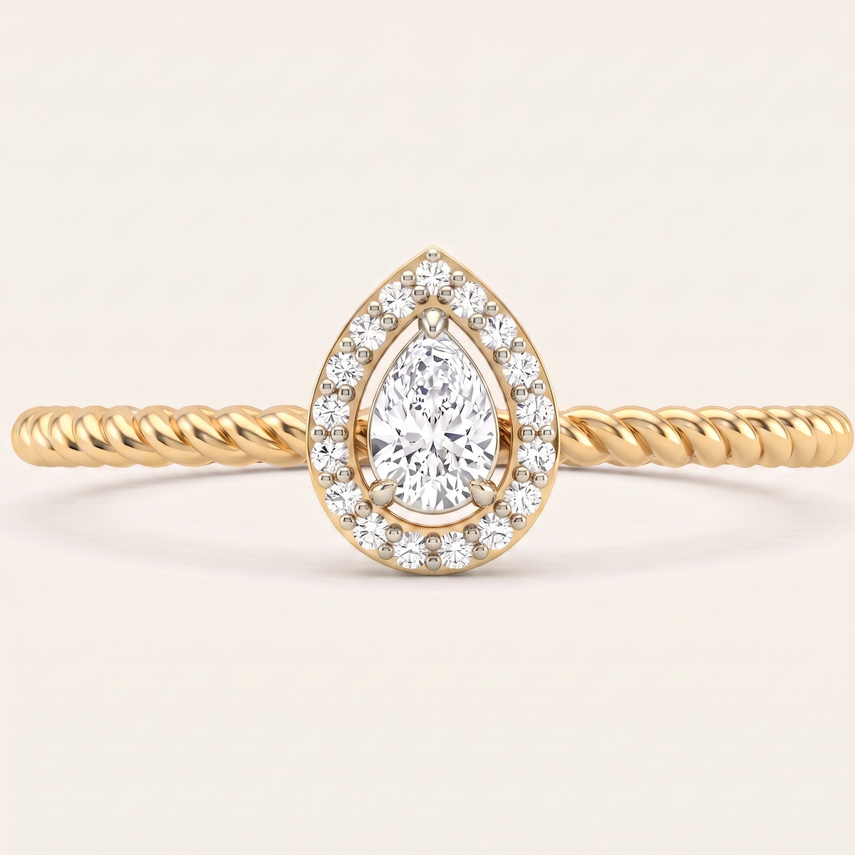 Harbour lab-grown diamond ring, view 4