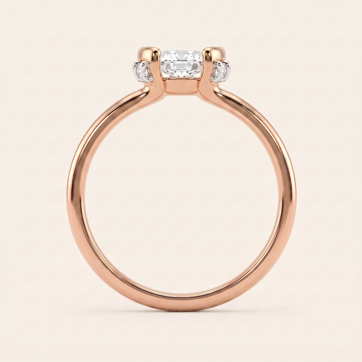 Hush lab-grown diamond ring, view 8