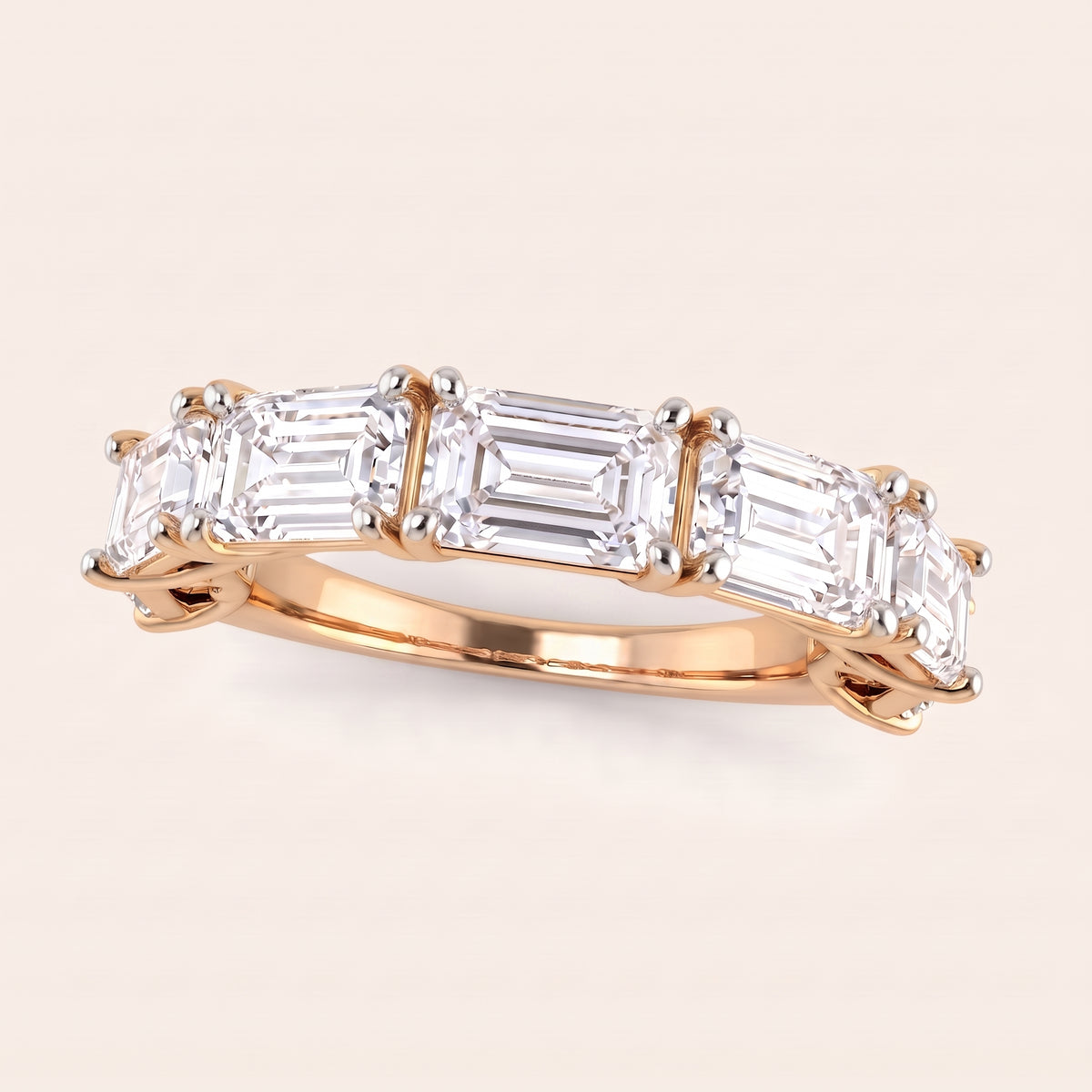 Manhattan lab-grown diamond ring, view 8