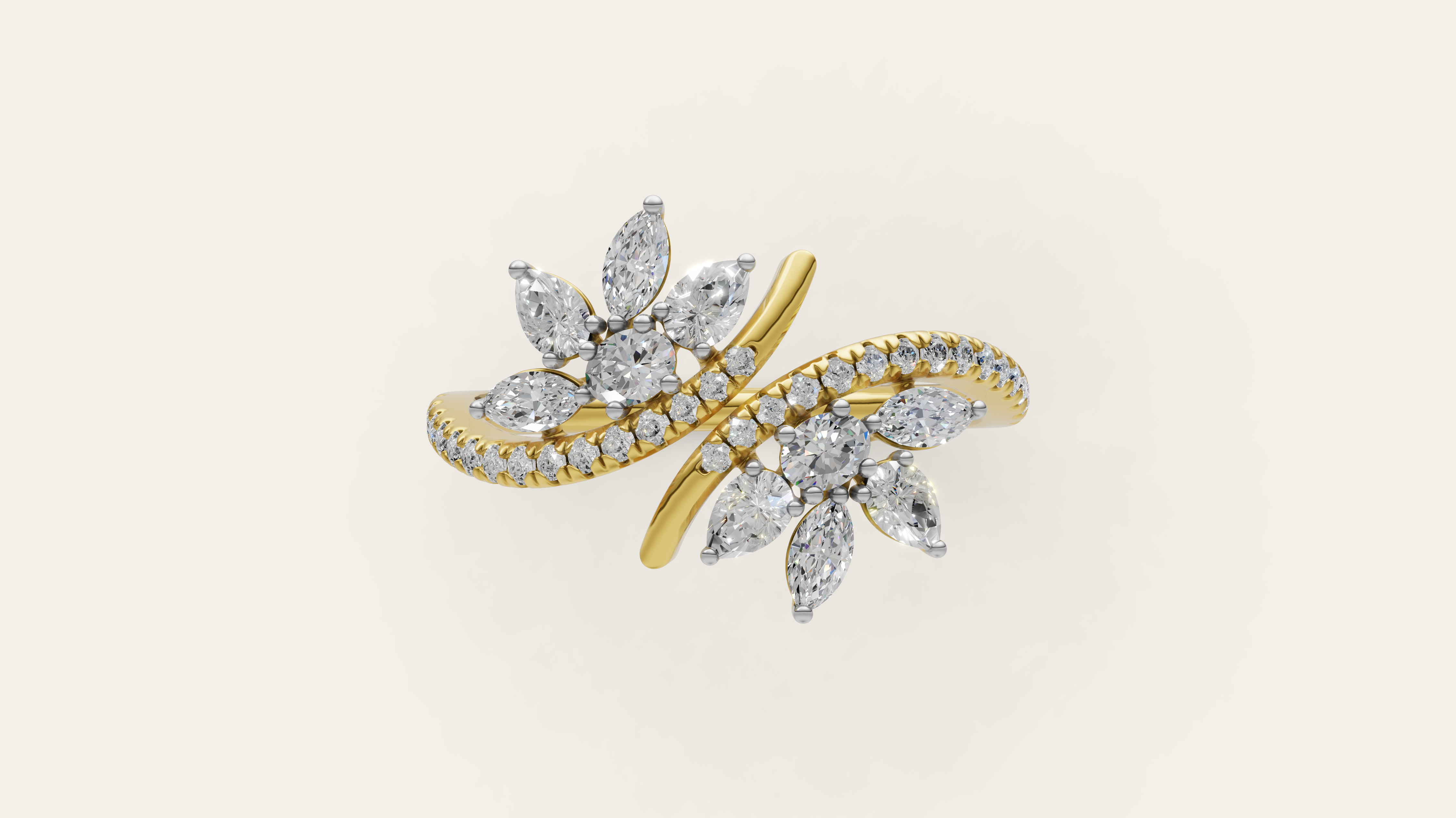 Spilt Bloom Ring