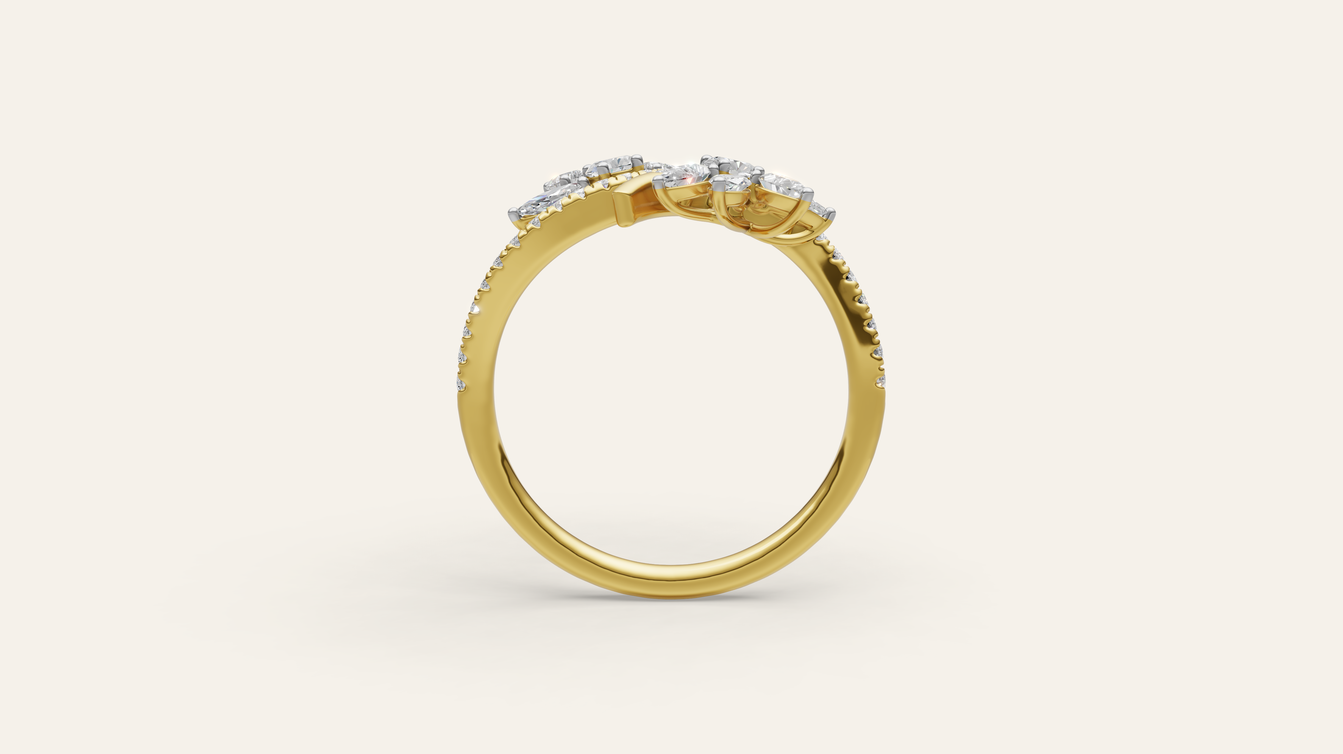 Spilt Bloom Ring